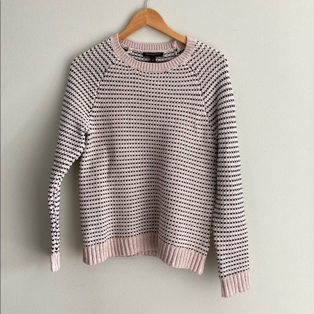 Banana Republic Sweater Birdseye Crewneck Womens size small